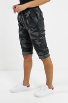 Plus Size Italian Camouflage Magic Chino Shorts Skirts & Shorts WearAll