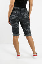 Plus Size Italian Camouflage Magic Chino Shorts Skirts & Shorts WearAll