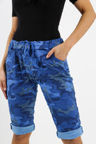 Plus Size Italian Camouflage Magic Chino Shorts Skirts & Shorts WearAll