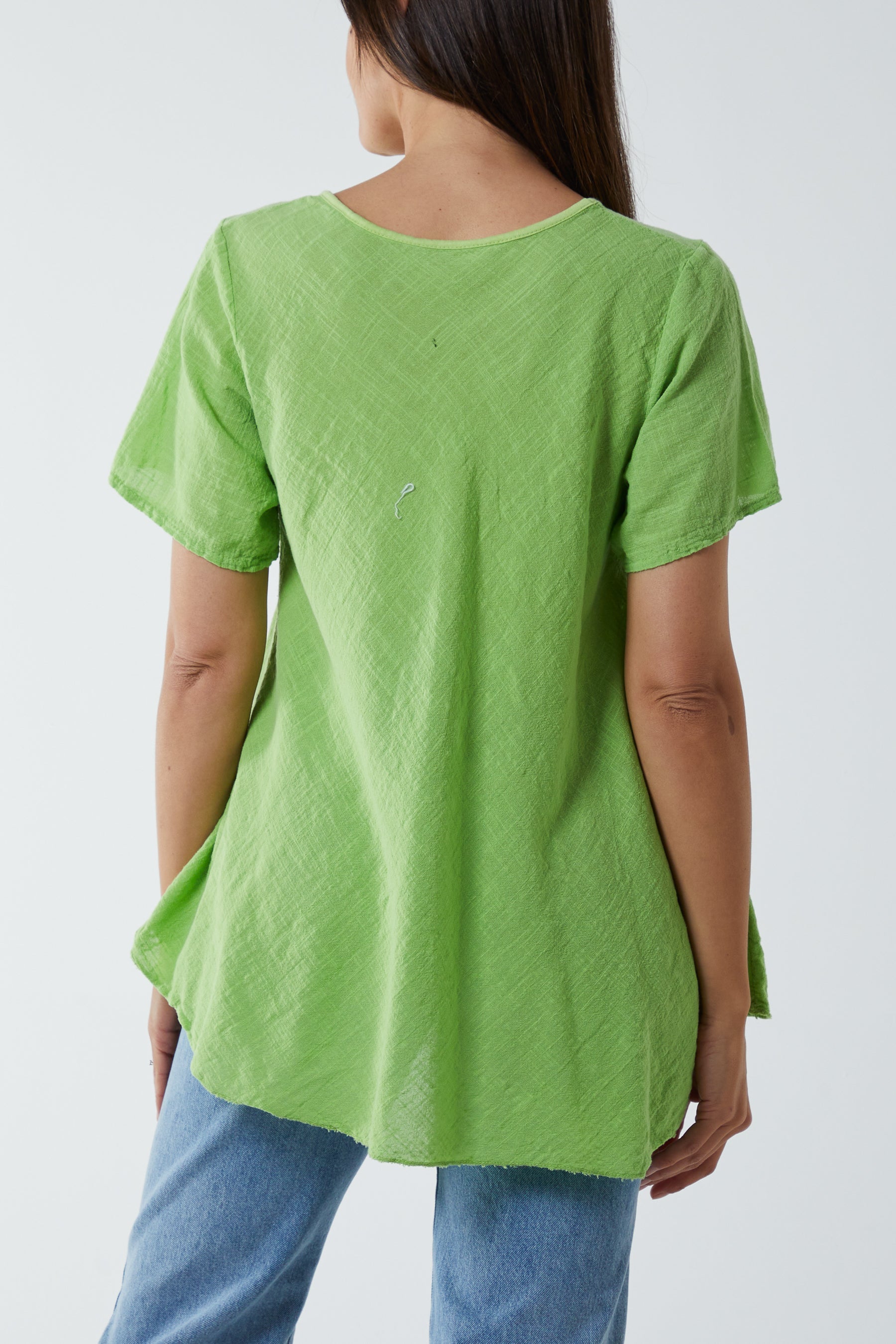 Round Neck Short Sleeve Cotton T-Shirt T-shirts WearAll