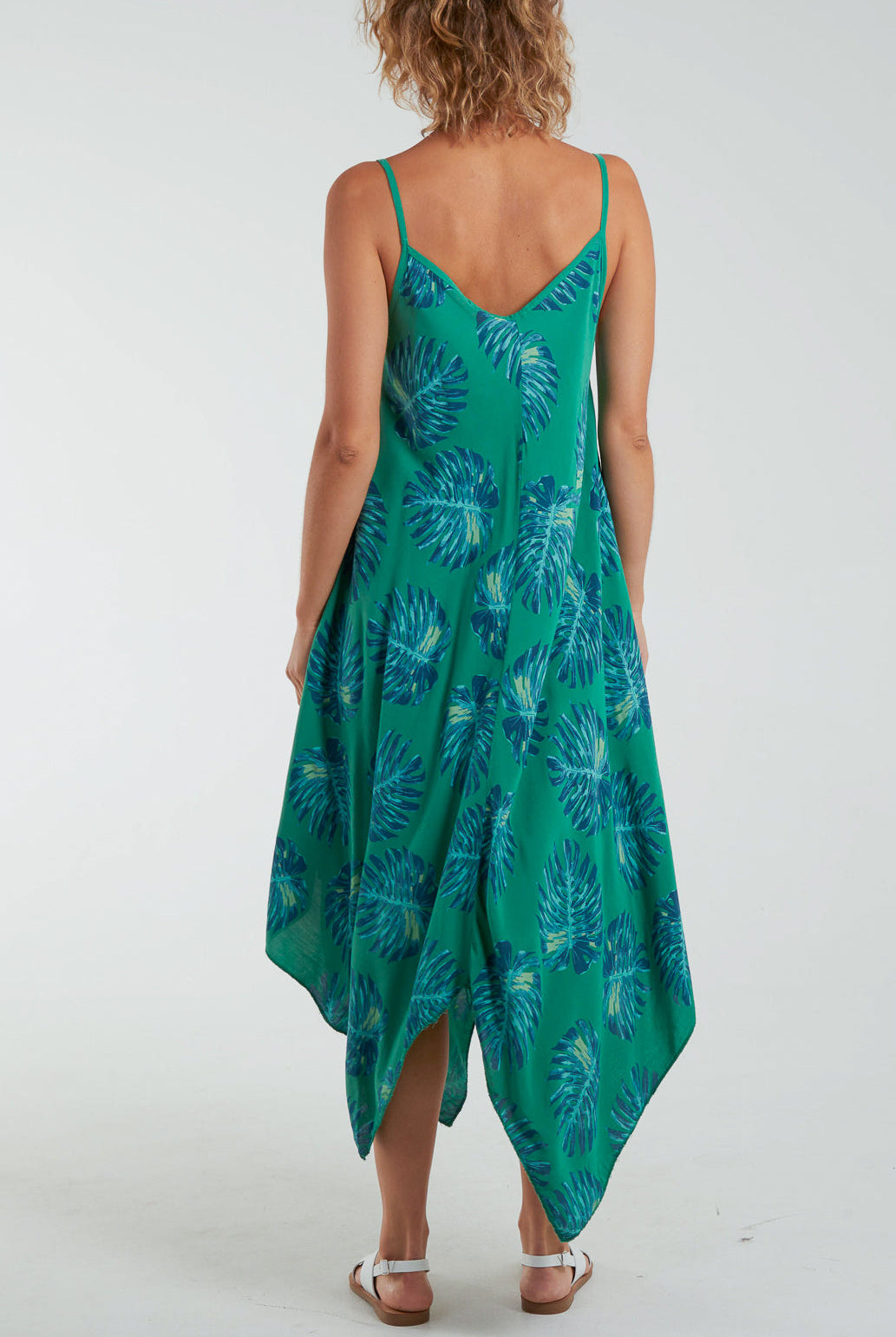 Palm Leaves Hanky Hem Cami Dress Dresses WearAll