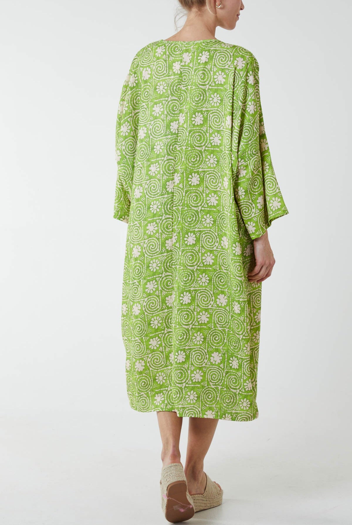 Mosaic Pattern Tunic Midi Dress DMF2 WearAll
