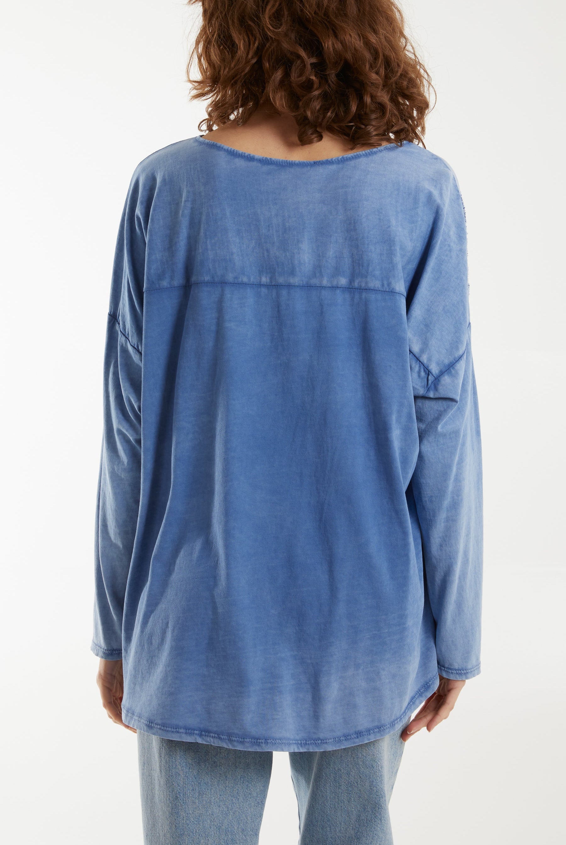 Flocking Double Star Top Tops WearAll