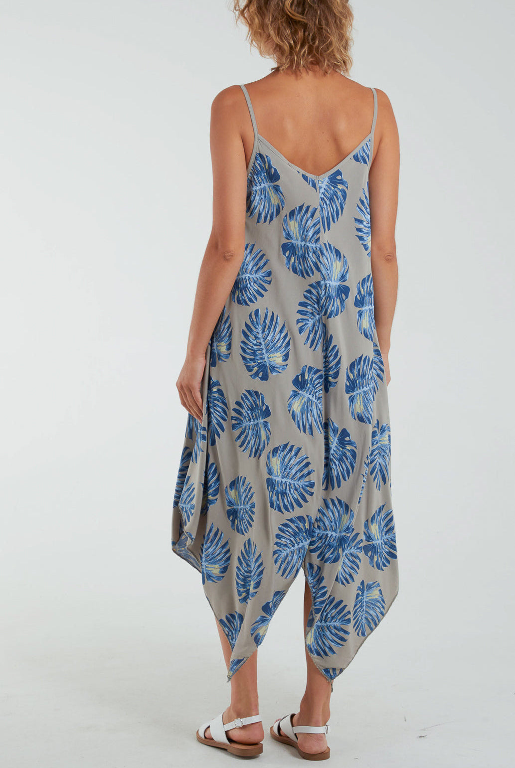 Palm Leaves Hanky Hem Cami Dress Dresses WearAll