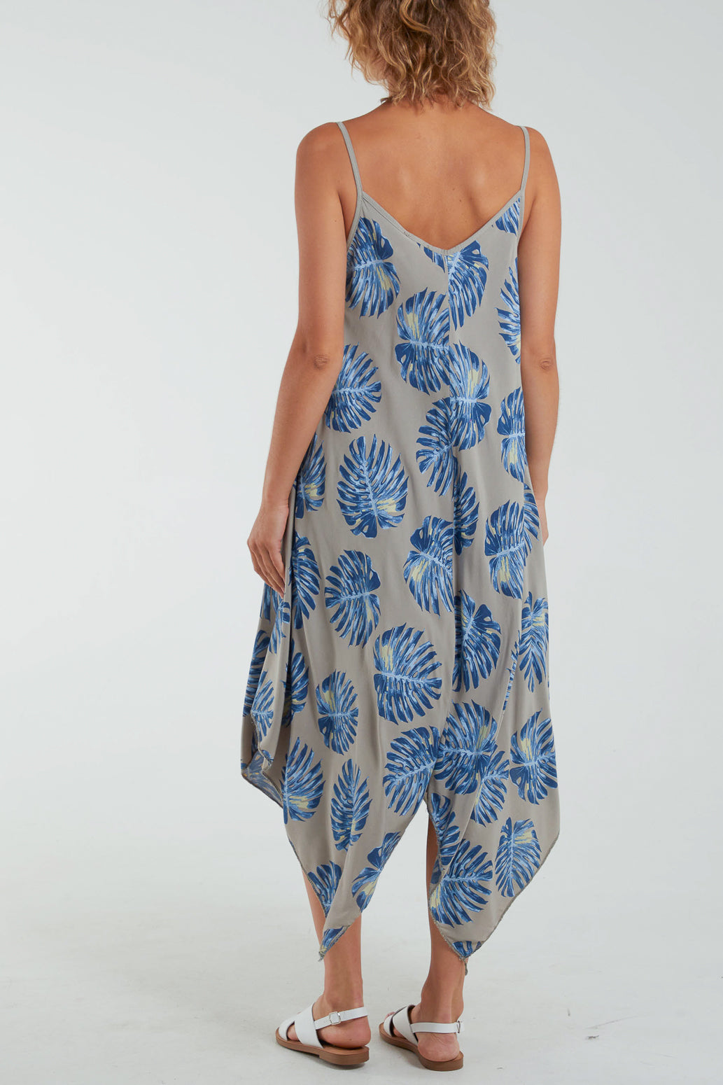 Palm Leaves Hanky Hem Cami Dress Dresses WearAll