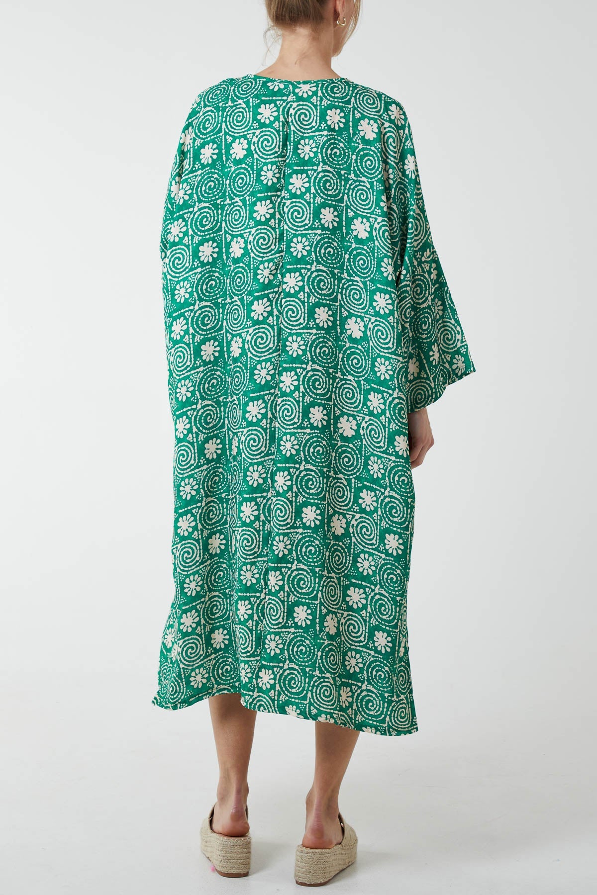 Mosaic Pattern Tunic Midi Dress DMF2 WearAll