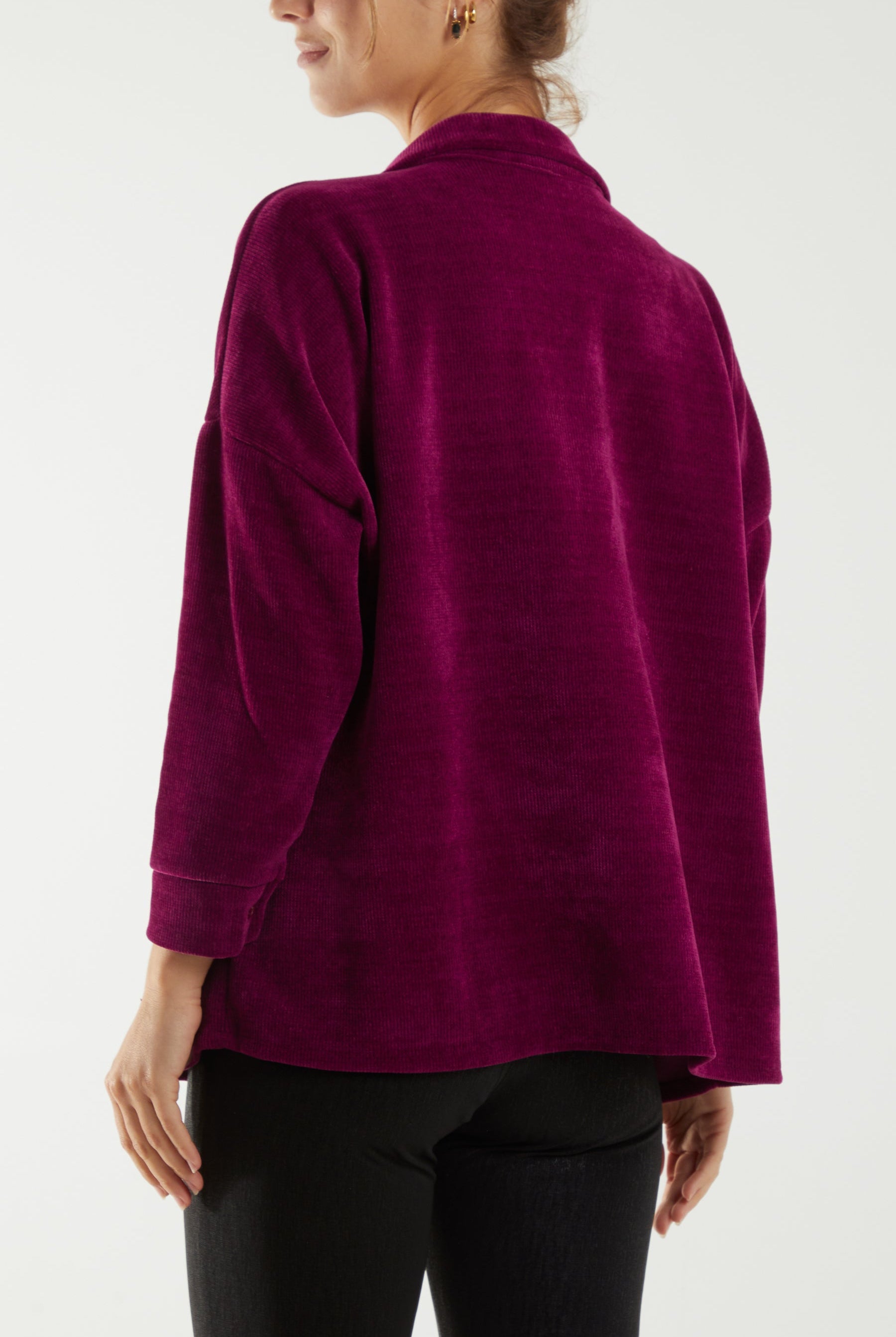 Oversized Corduroy Shirt Jackets WearAll