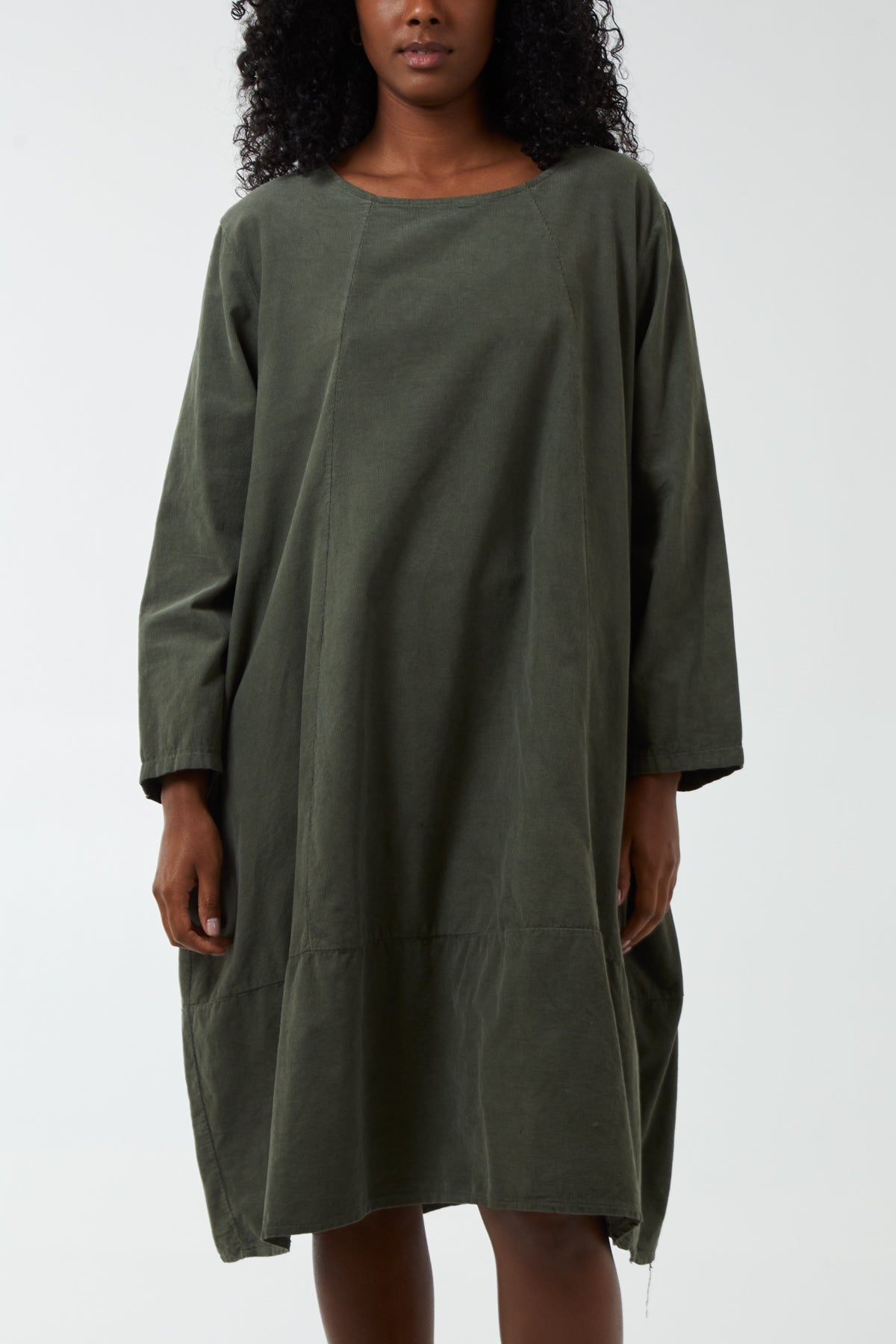 Baby Corduroy Pocket Dress DMF2 WearAll Khaki One Size