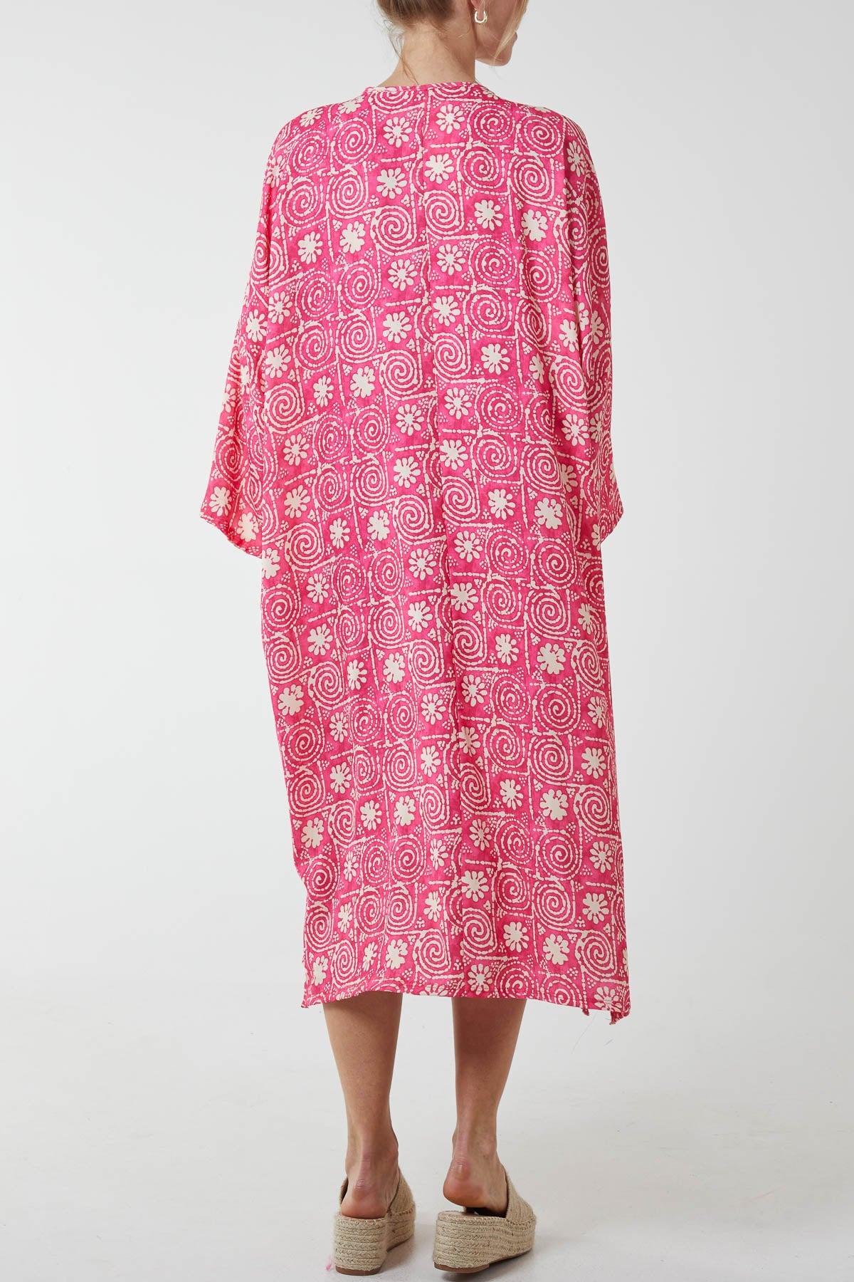 Mosaic Pattern Tunic Midi Dress DMF2 WearAll