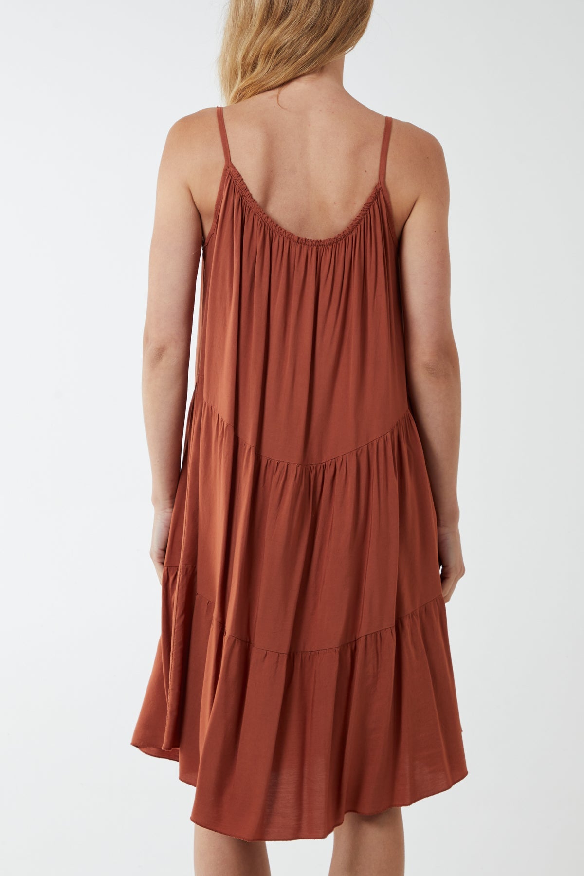 Cami Strap Tiered Smock Dress DMF2 WearAll