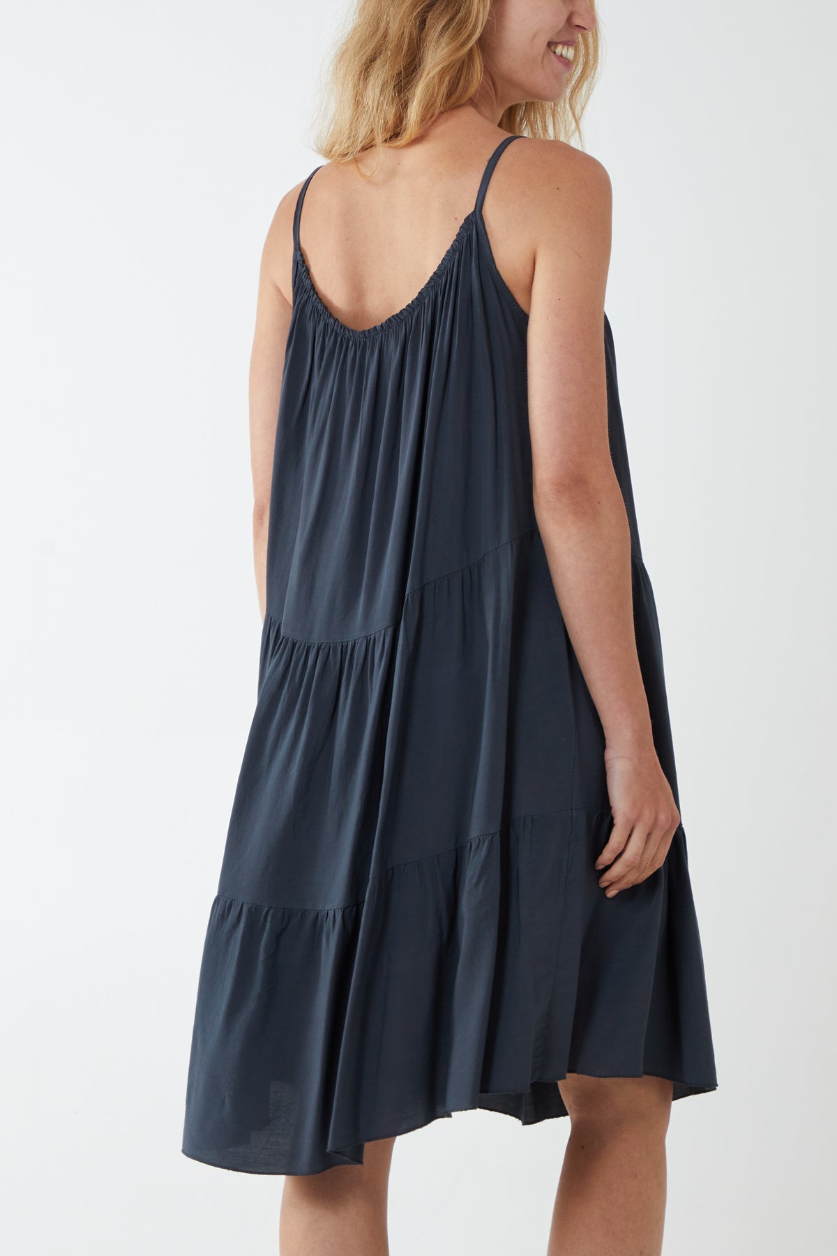 Cami Strap Tiered Smock Dress DMF2 WearAll