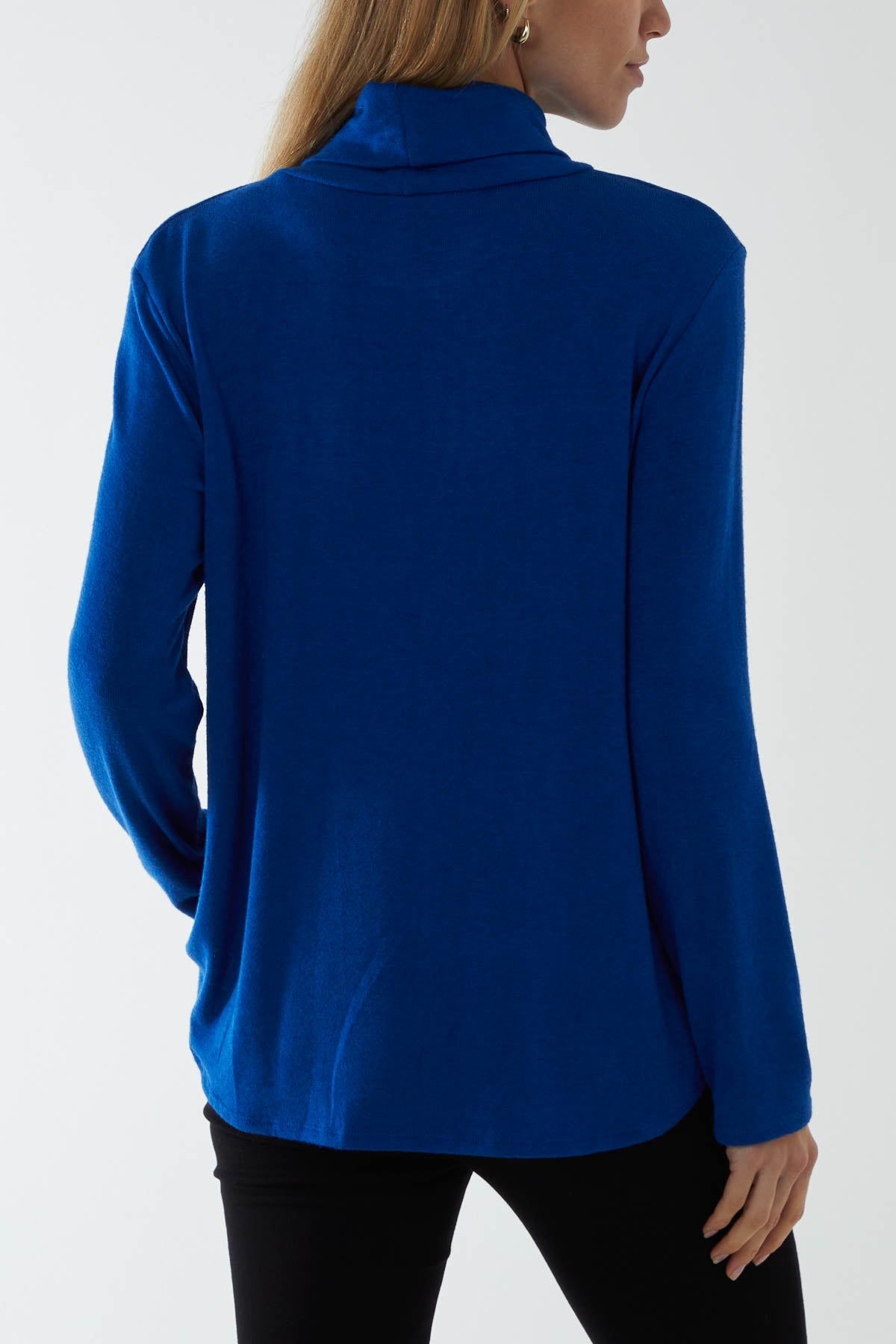 Roll Neck Fine Knit Jumper JMF1 WearAll