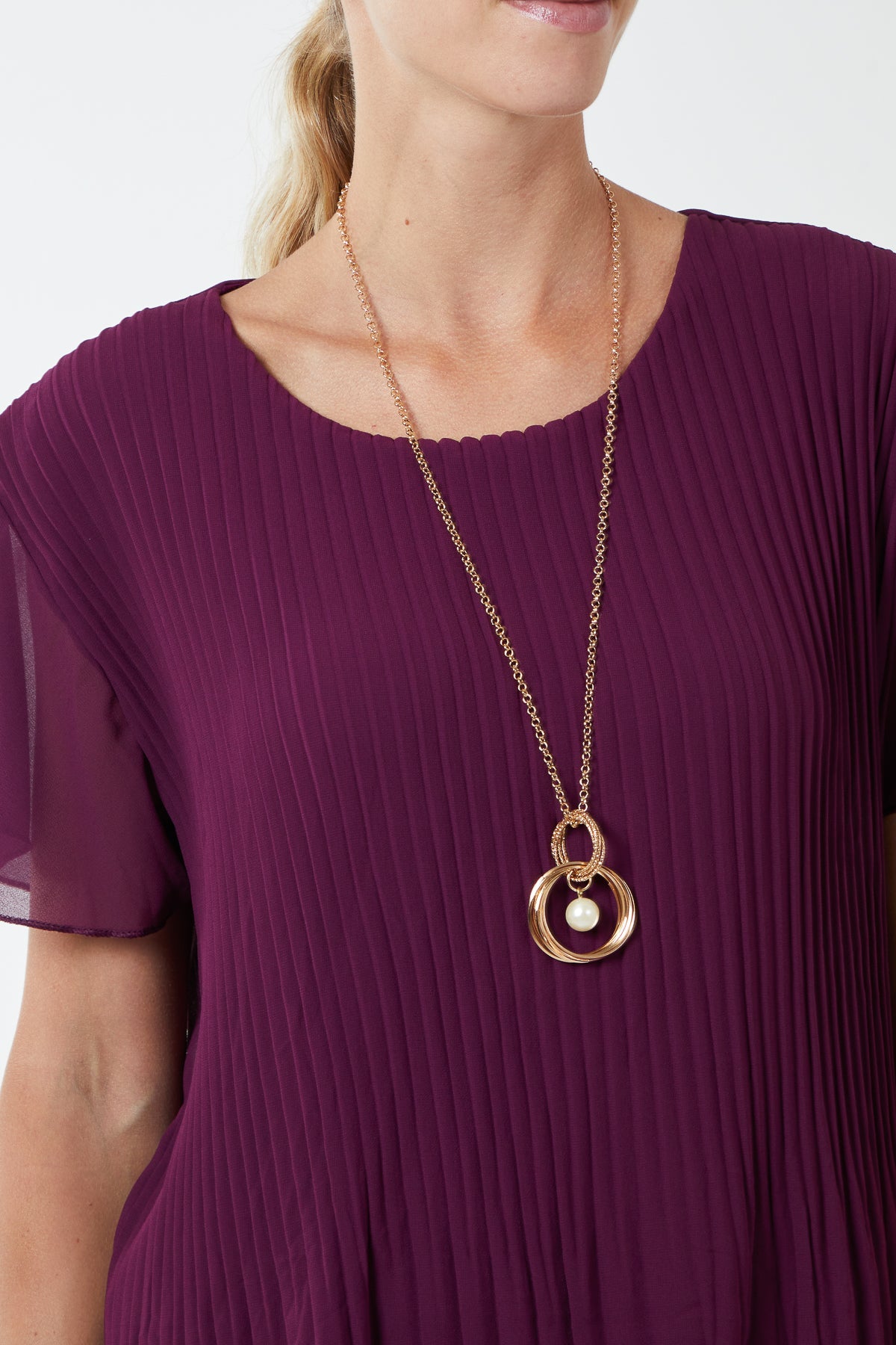 Necklace Pleated Top TOPMF2 WearAll