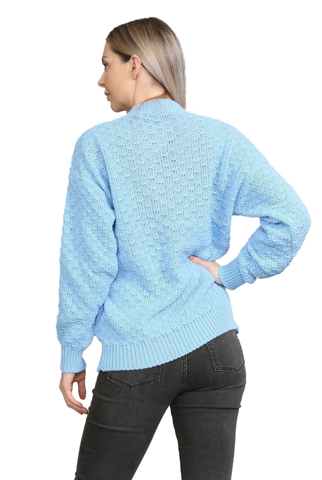 Chunky Cable Knit Long Sleeve Cardigan cardigan WearAll