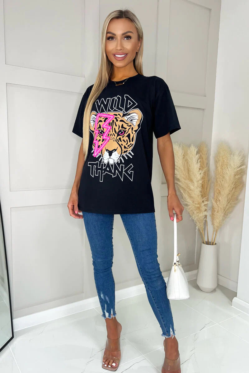 Tiger Print T-Shirt WearAll