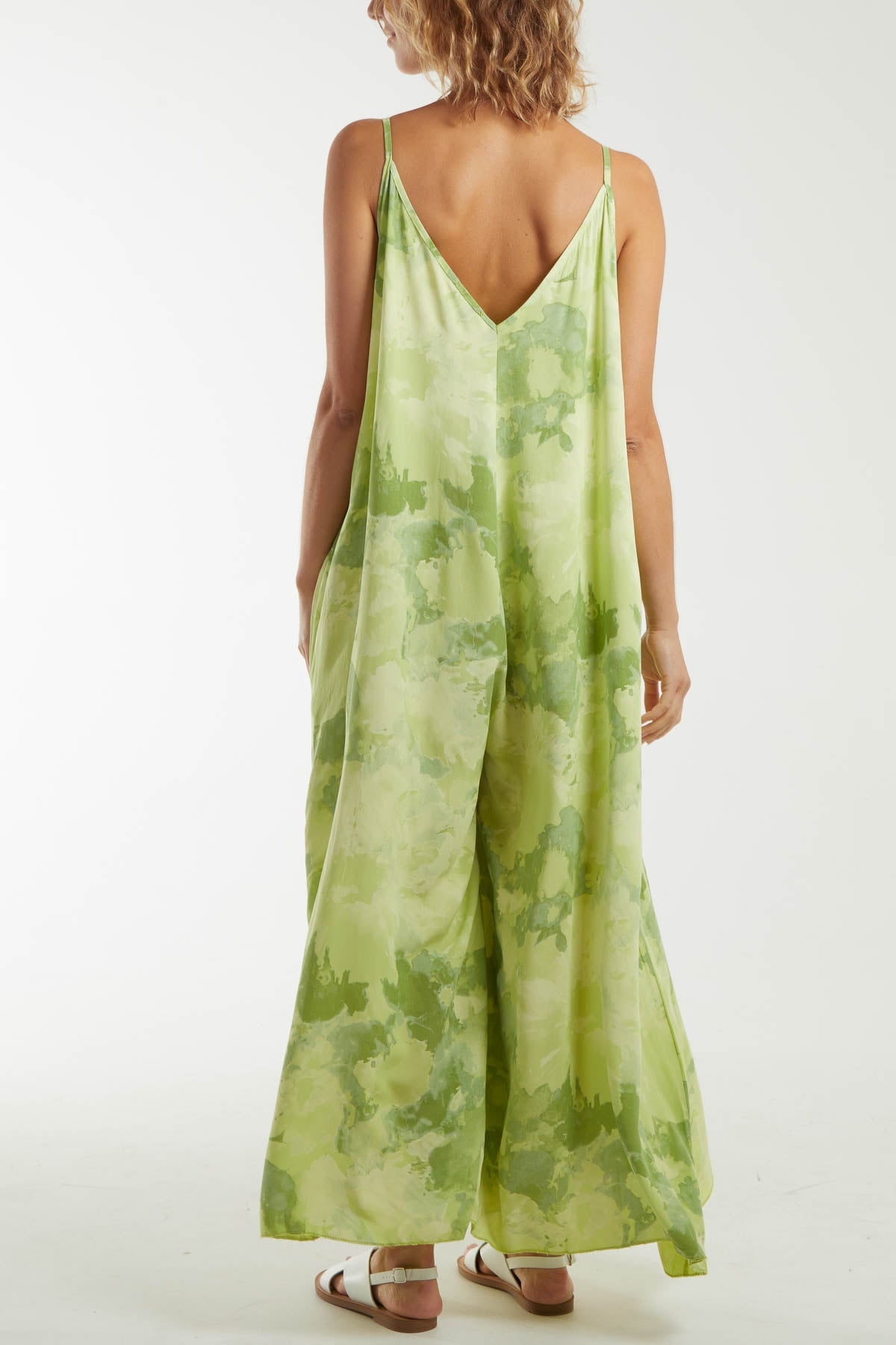 Smoky Print Cami Relaxed Fit Jumpsuit Dresses WearAll