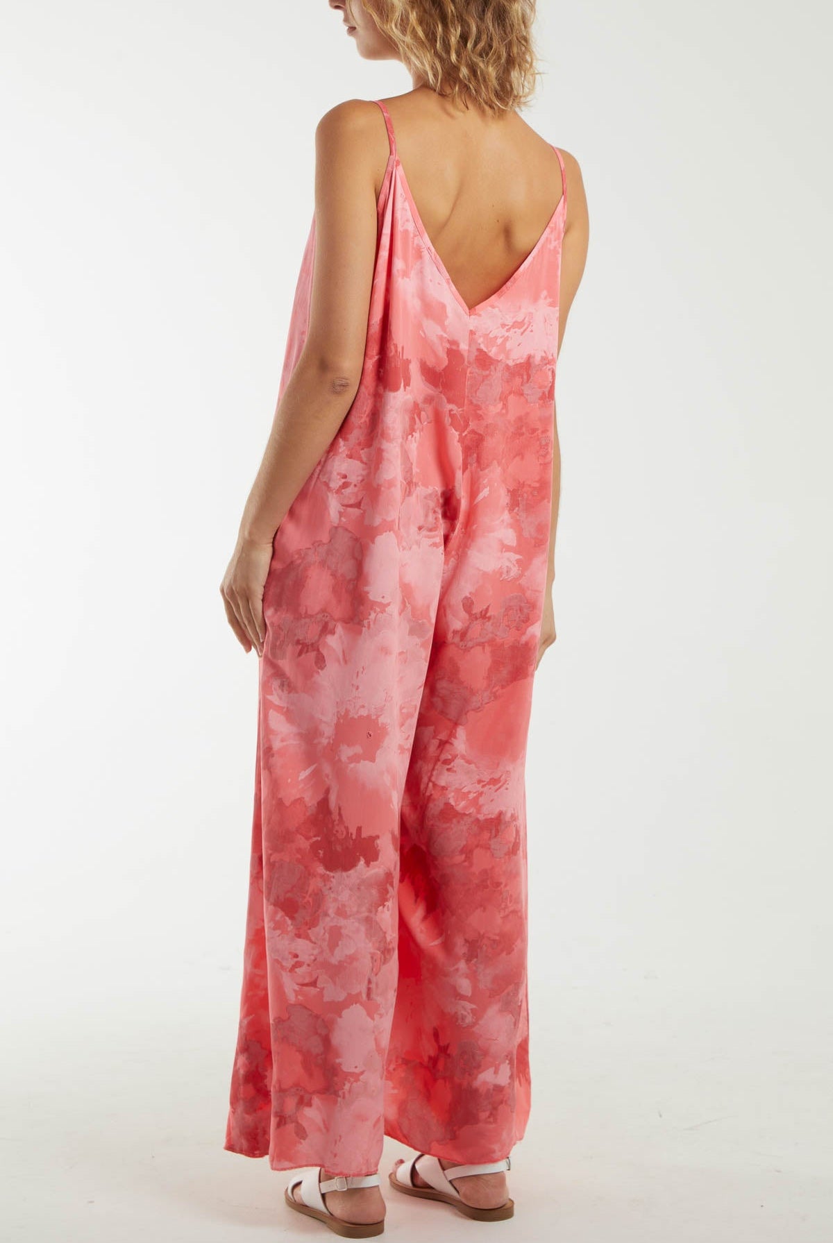 Smoky Print Cami Relaxed Fit Jumpsuit Dresses WearAll