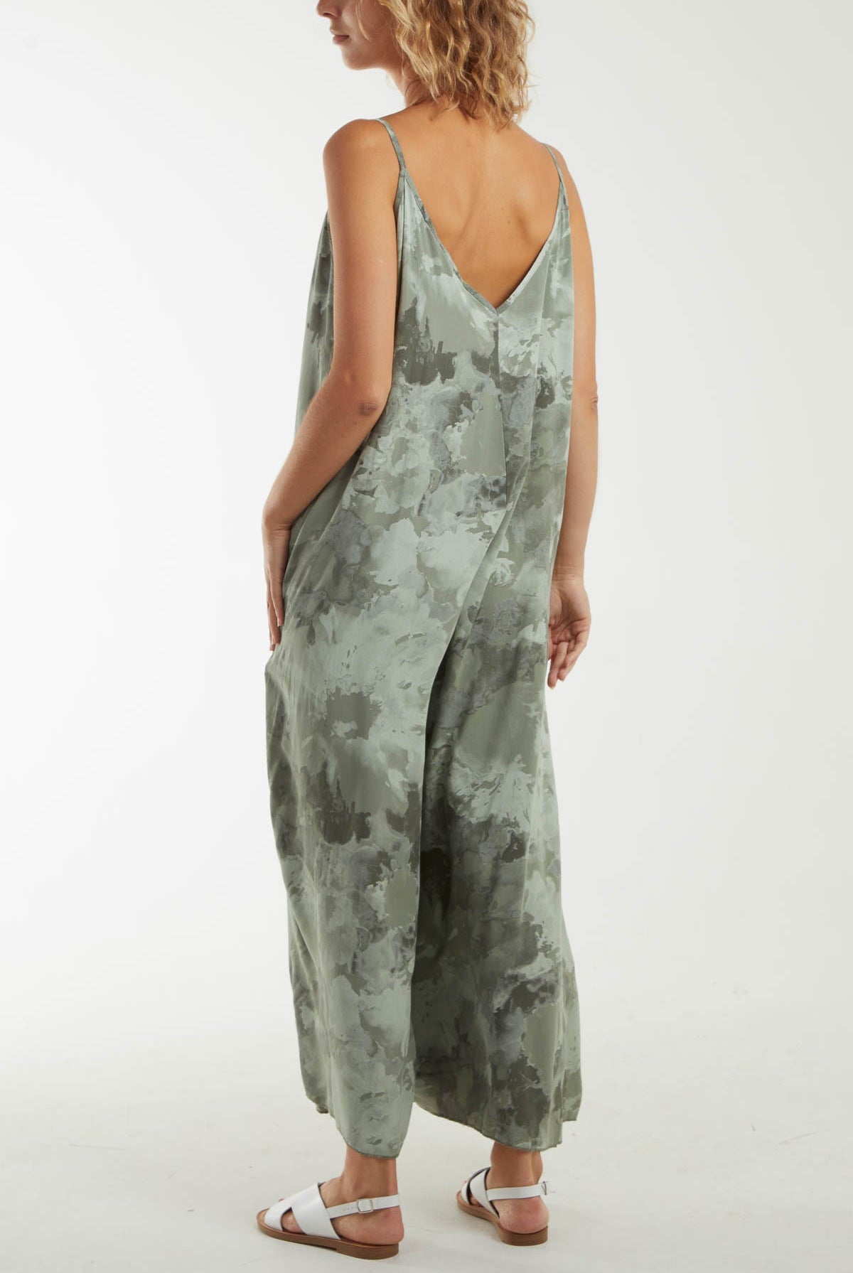 Smoky Print Cami Relaxed Fit Jumpsuit Dresses WearAll