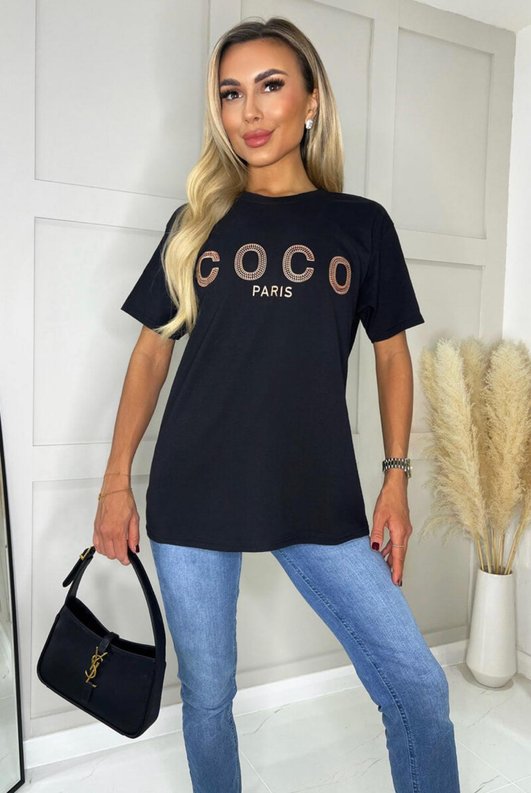 T-Shirt CoCo Paris T-shirts WearAll Black 16-18