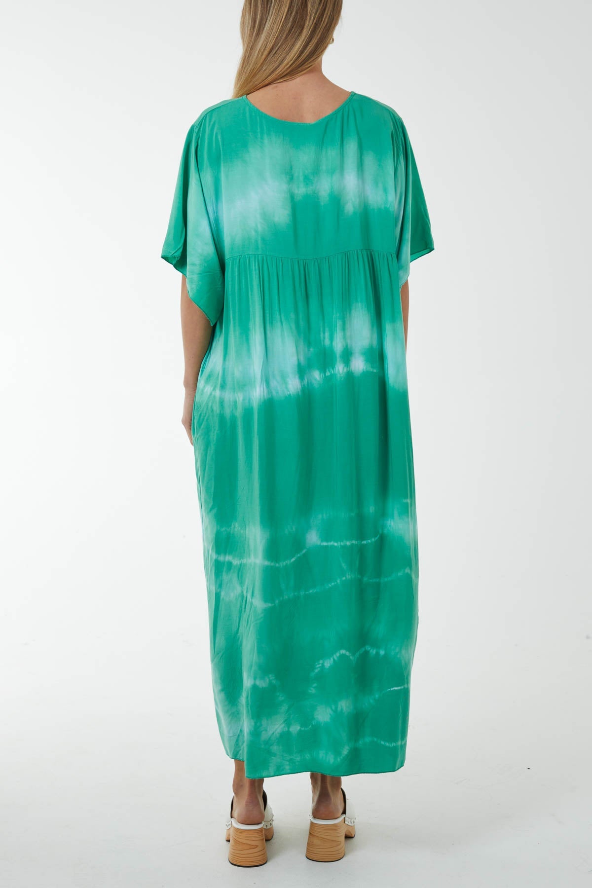 V-Neck Tie Dye Maxi Dress Dresses WearAll
