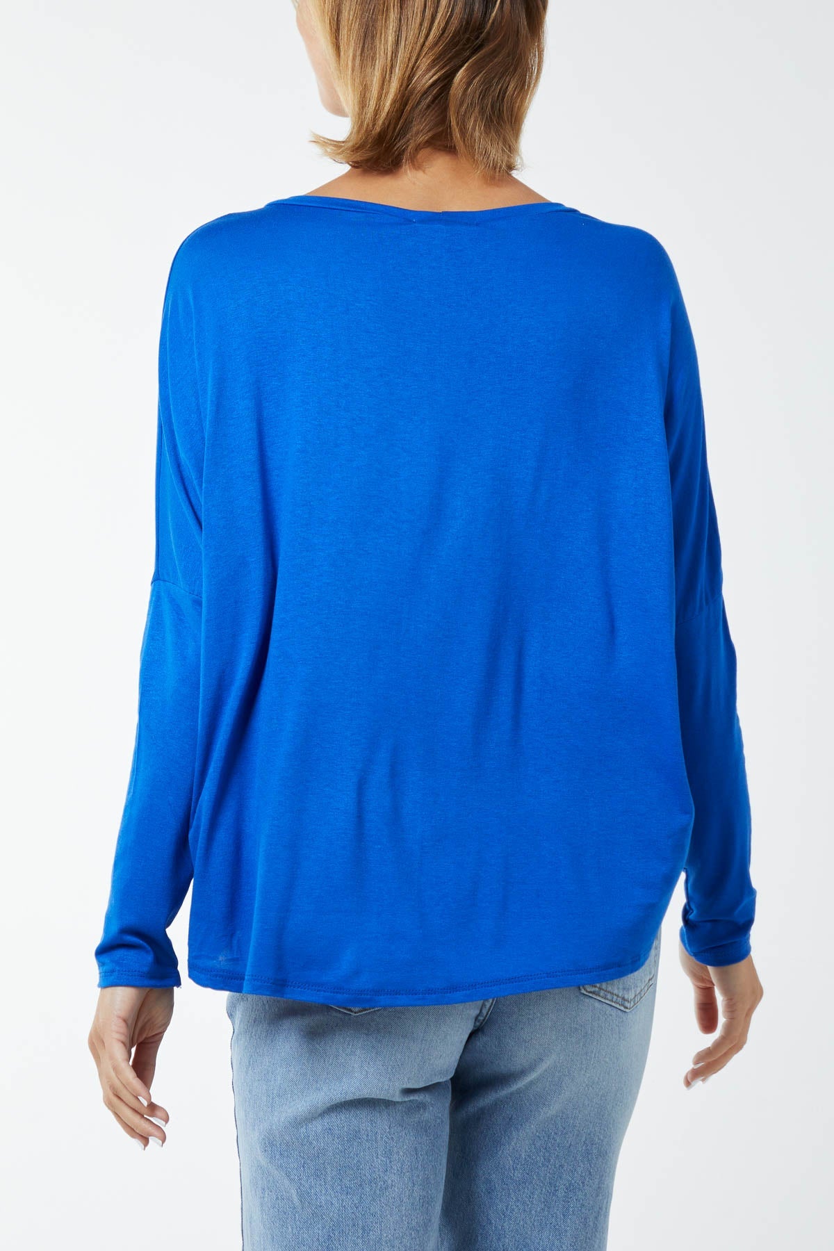 Basic Long Sleeve High Low Top TOPMF2 WearAll