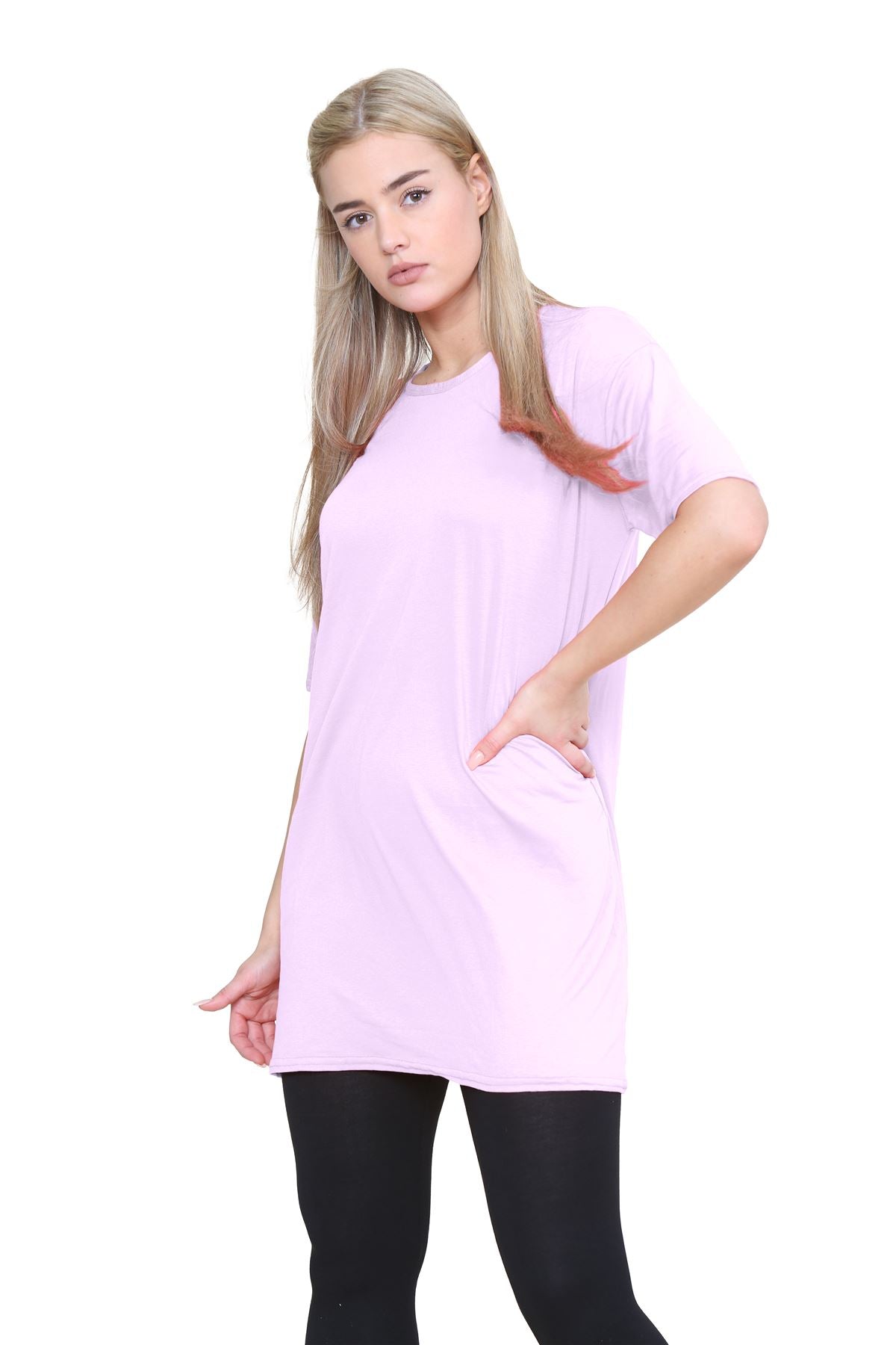 Longline T-Shirt Mini PJ Dress Shirts & Tops WearAll