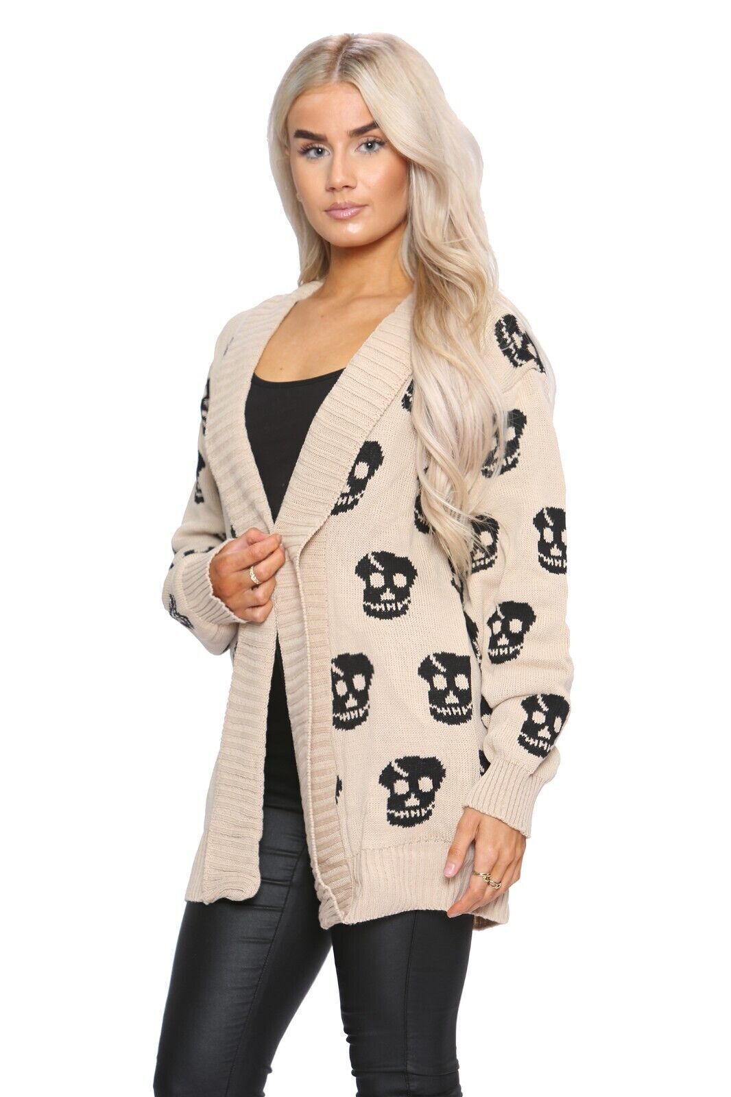 Knitted Skull Cardigan Jumper & Cardigan WearAll