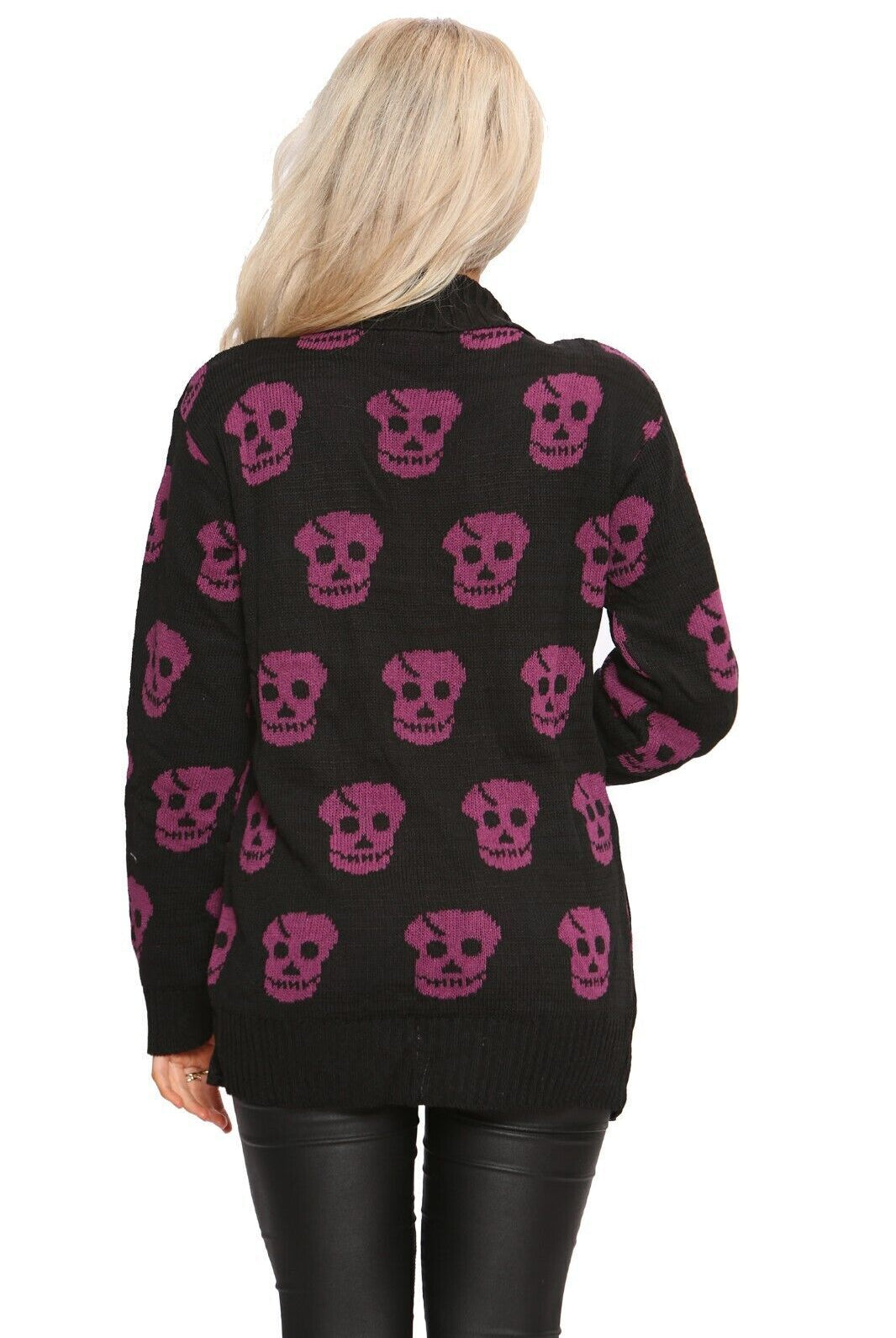Knitted Skull Cardigan Jumper & Cardigan WearAll