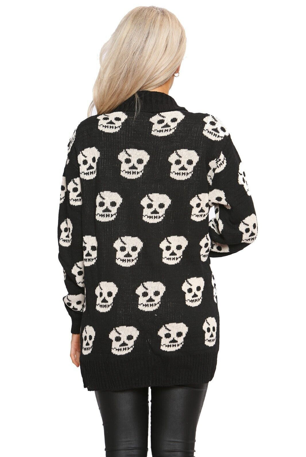Knitted Skull Cardigan Jumper & Cardigan WearAll
