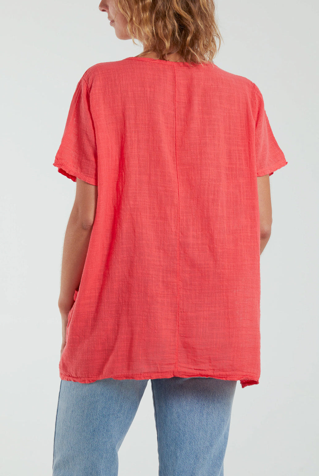 Embroidery Spirals Pocket Top Tops WearAll