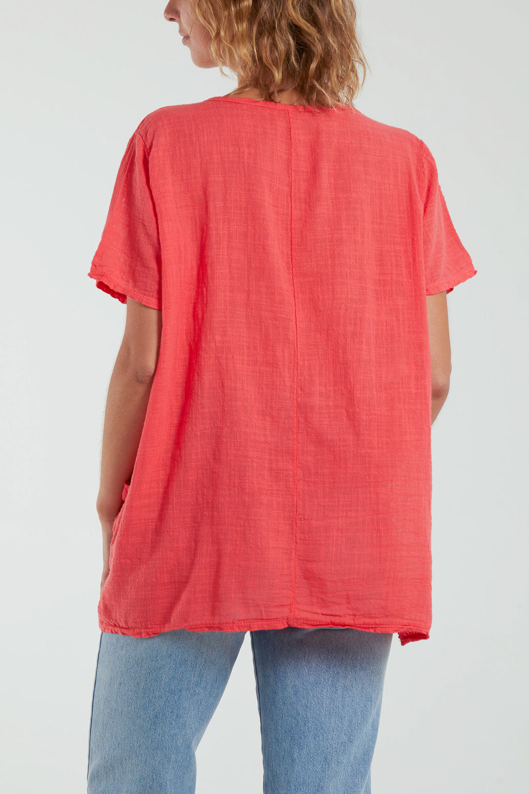 Embroidery Spirals Pocket Top Tops WearAll