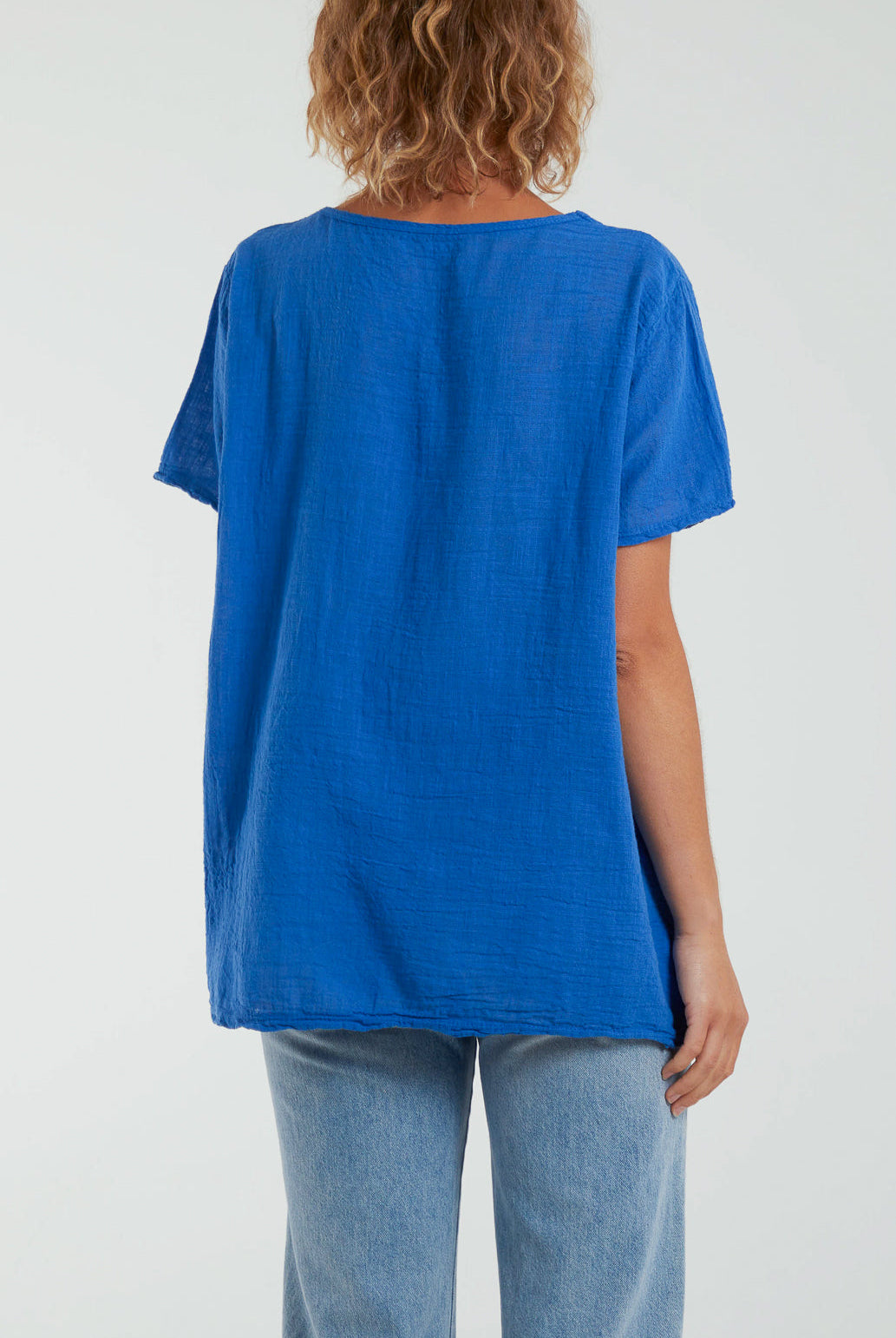 Embroidery Spirals Pocket Top Tops WearAll