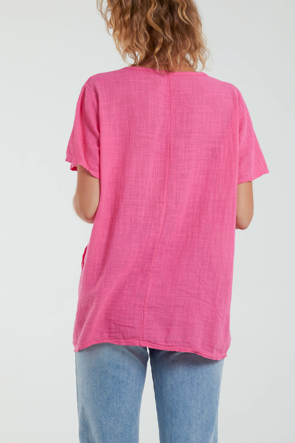 Embroidery Spirals Pocket Top Tops WearAll