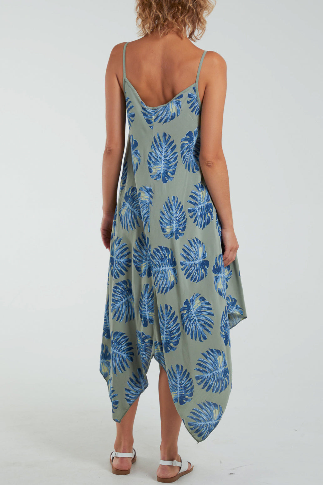 Palm Leaves Hanky Hem Cami Dress Dresses WearAll