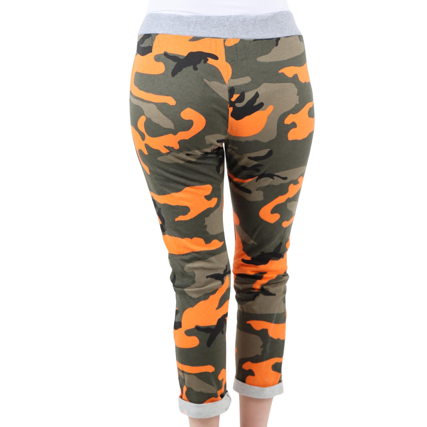 Italian Camouflage Print Trousers Sweatpants WearAll