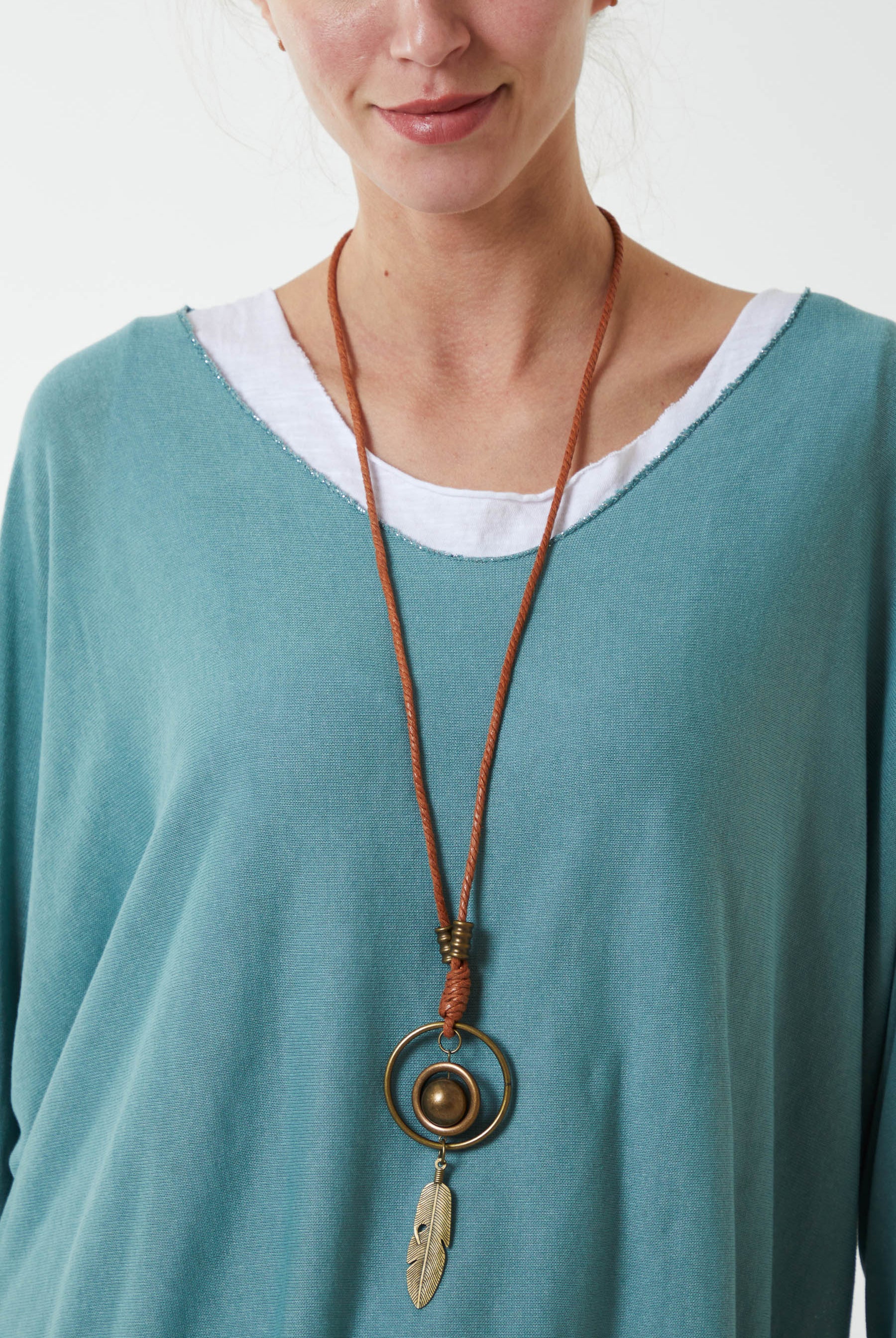 Necklace Double Layer Top TOPMF2 WearAll