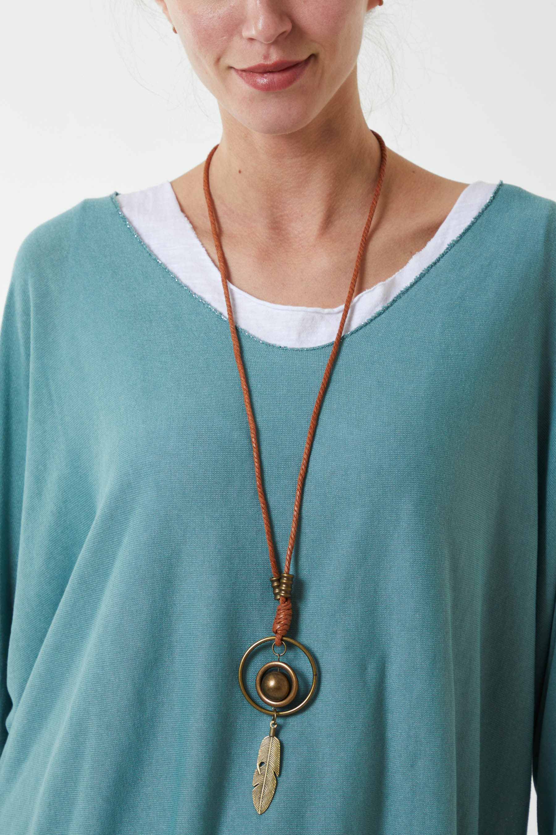 Necklace Double Layer Top TOPMF2 WearAll