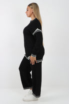 Italian Patch Knitted Co-Ord Set Tracksuit Dress WearAll