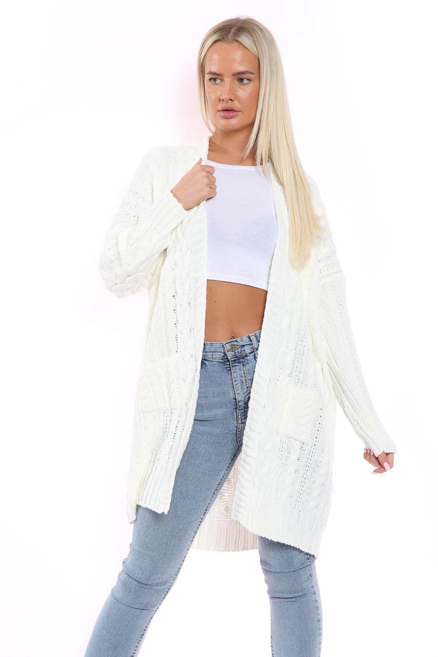 Open Style Slouchy Cardigan Knitted Cardigan WearAll