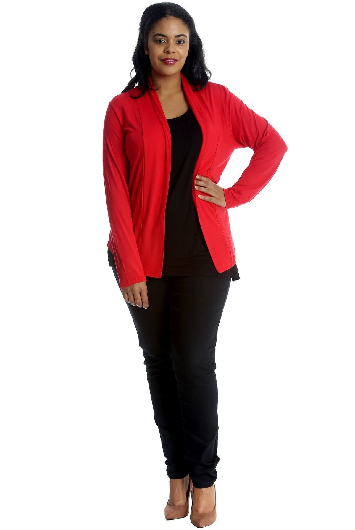 Floral Lace Back Cardigan Open Top cardigan WearAll