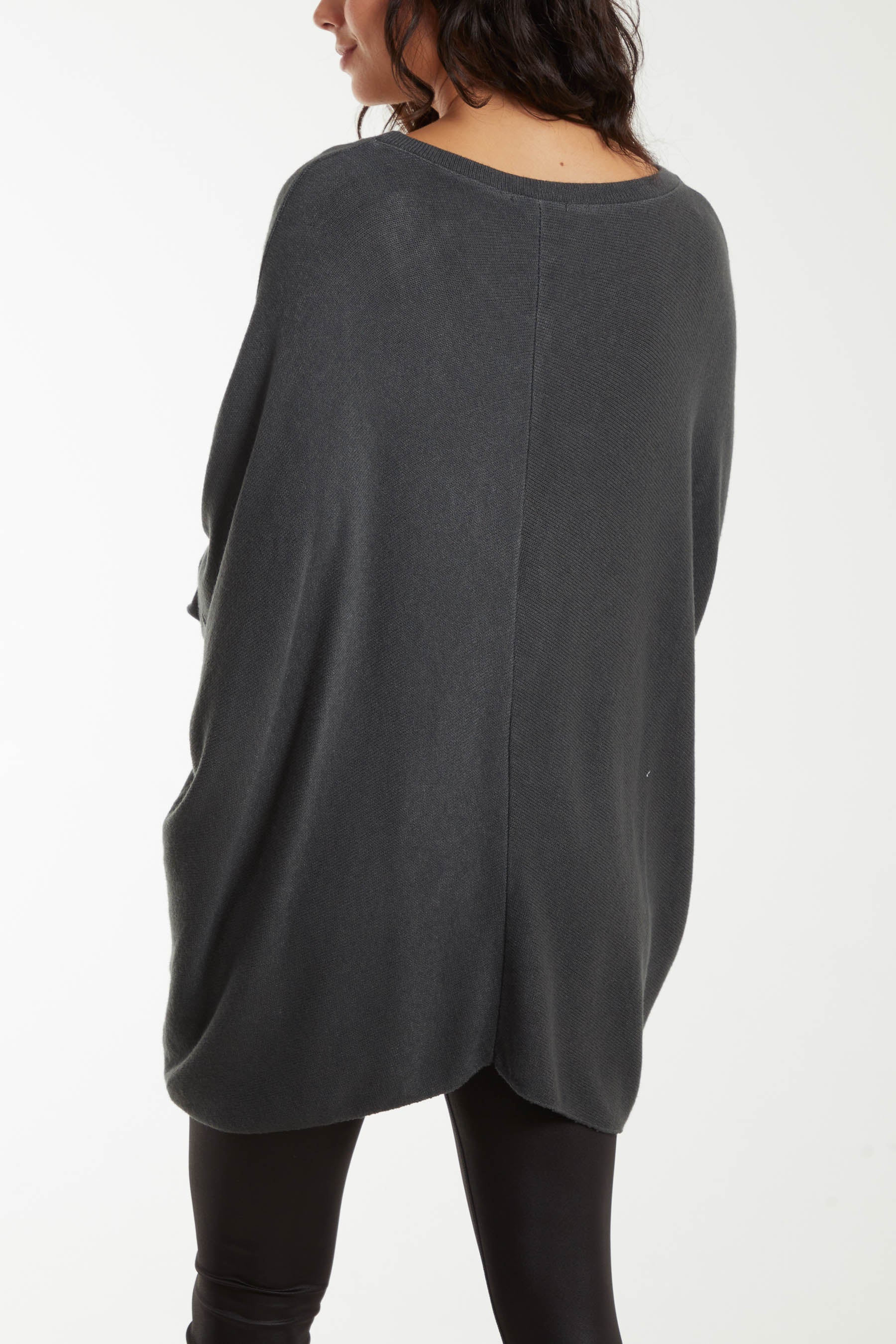 Asymmetric Hem Oversized Jumper Jumpers WearAll
