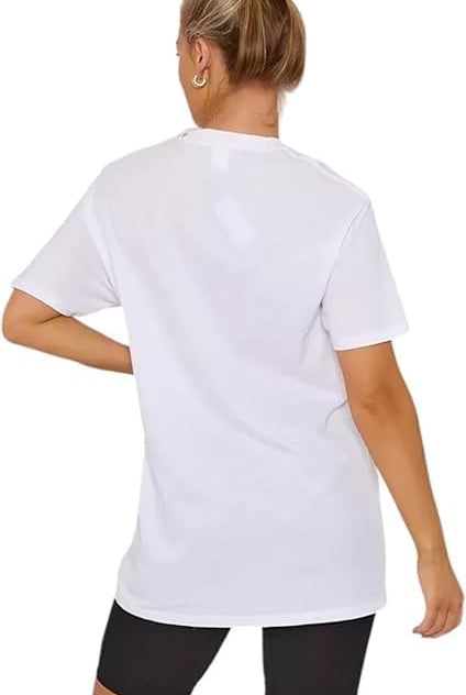 Leopard Teddy Graphic Oversized Baggy T-Shirt Top T-shirts WearAll