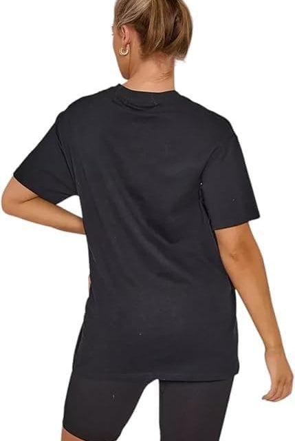 Leopard Teddy Graphic Oversized Baggy T-Shirt Top T-shirts WearAll