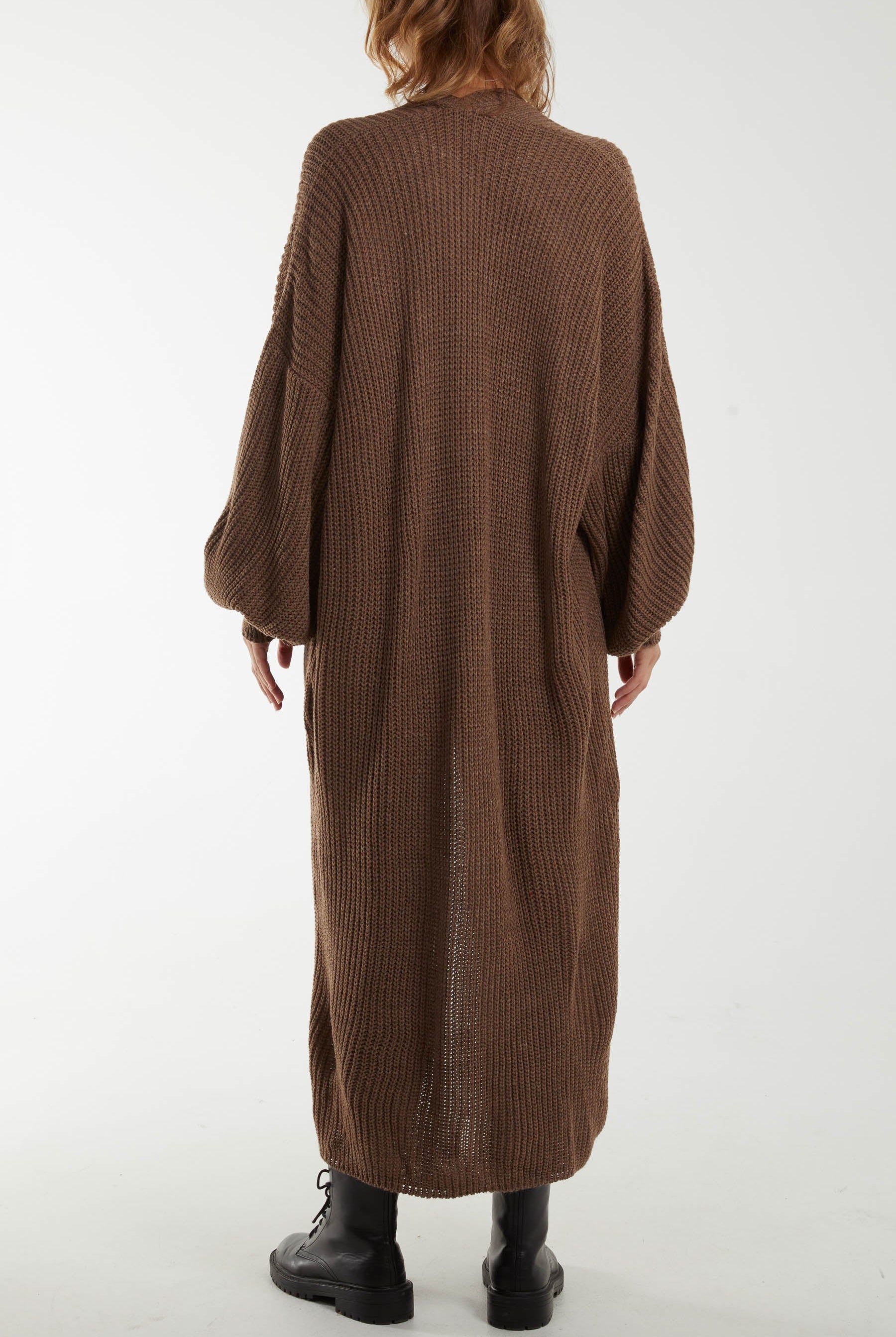 Chunky Knit Longline Cardigan Cardigans WearAll