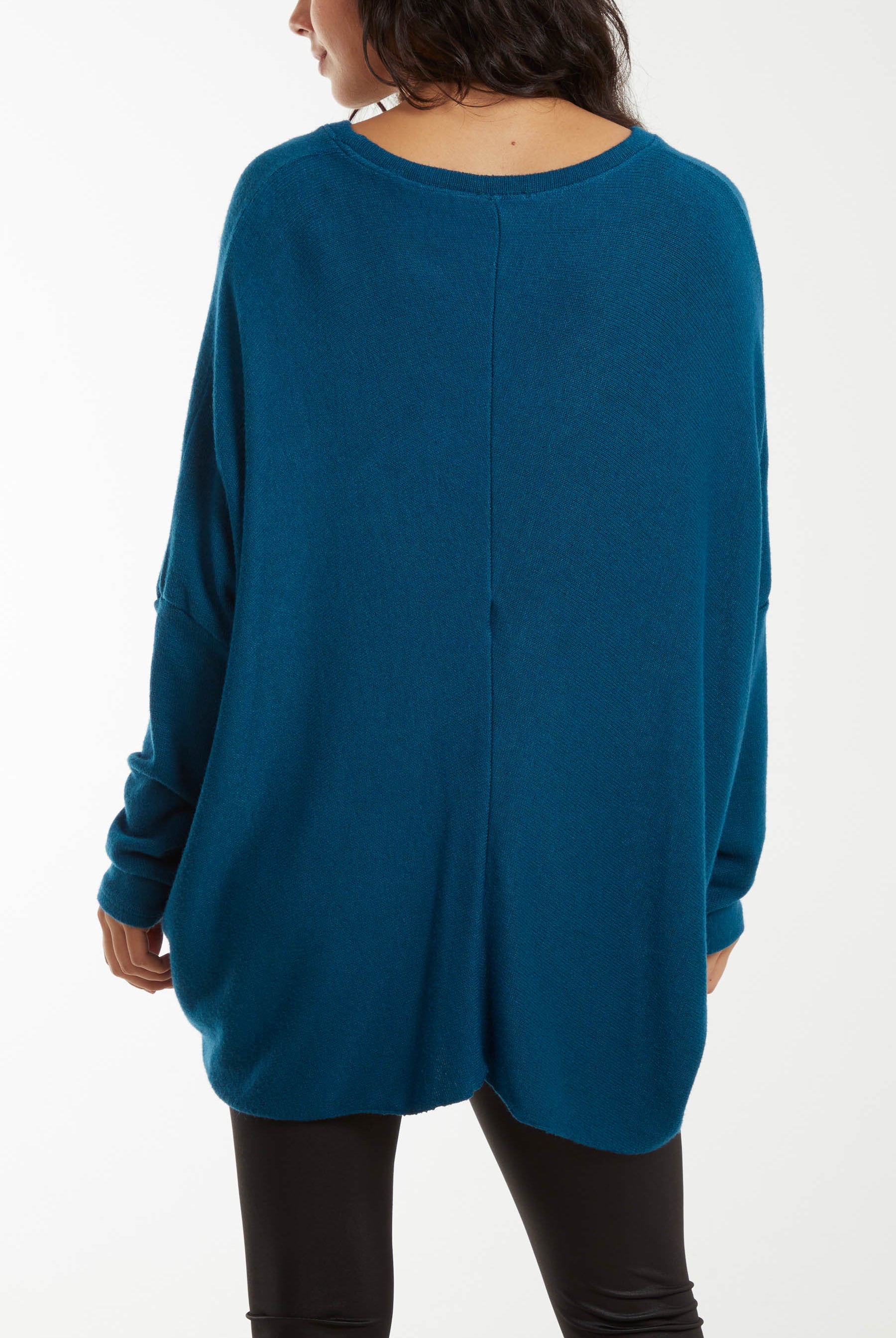 Asymmetric Hem Oversized Jumper Jumpers WearAll