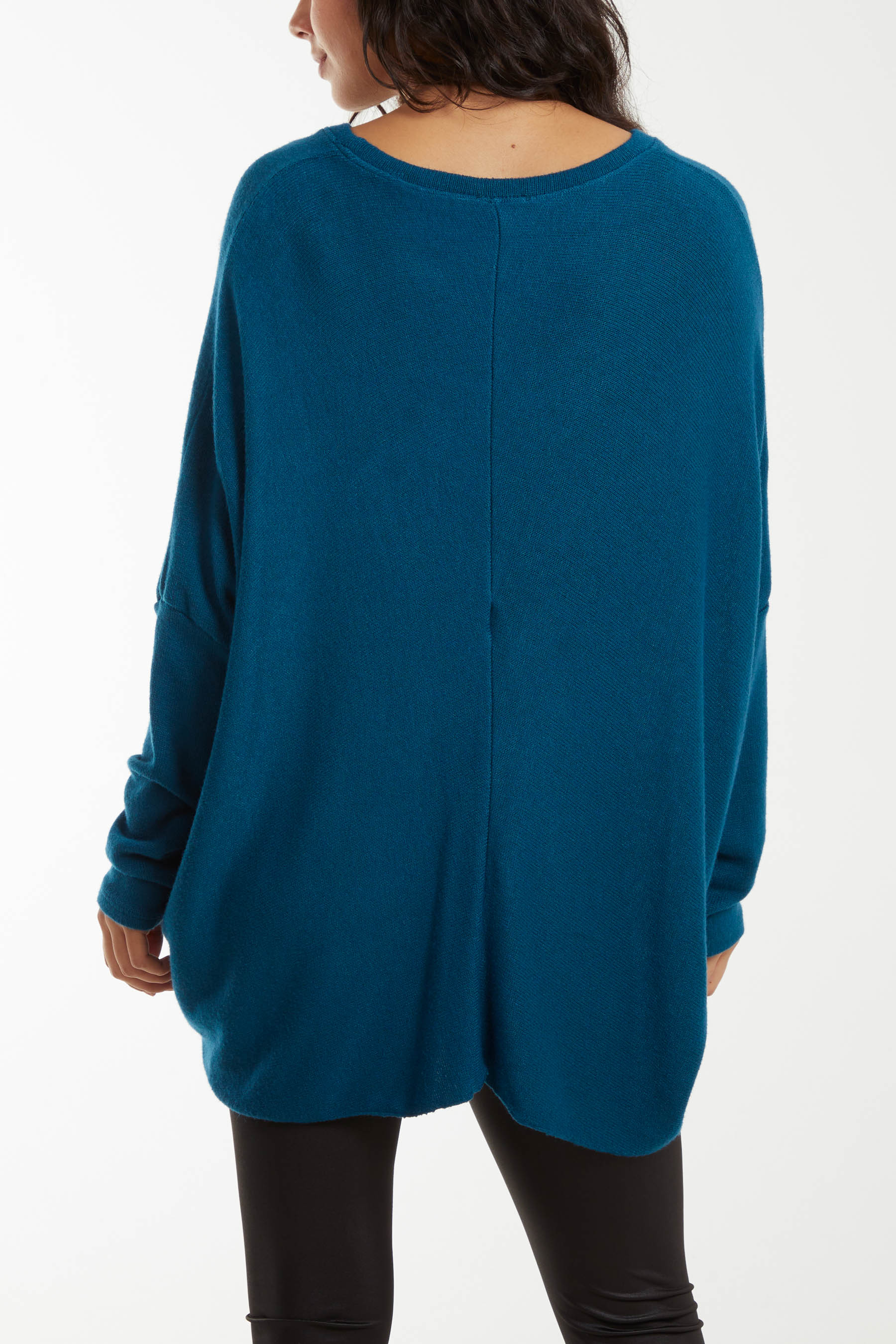 Asymmetric Hem Oversized Jumper Jumpers WearAll