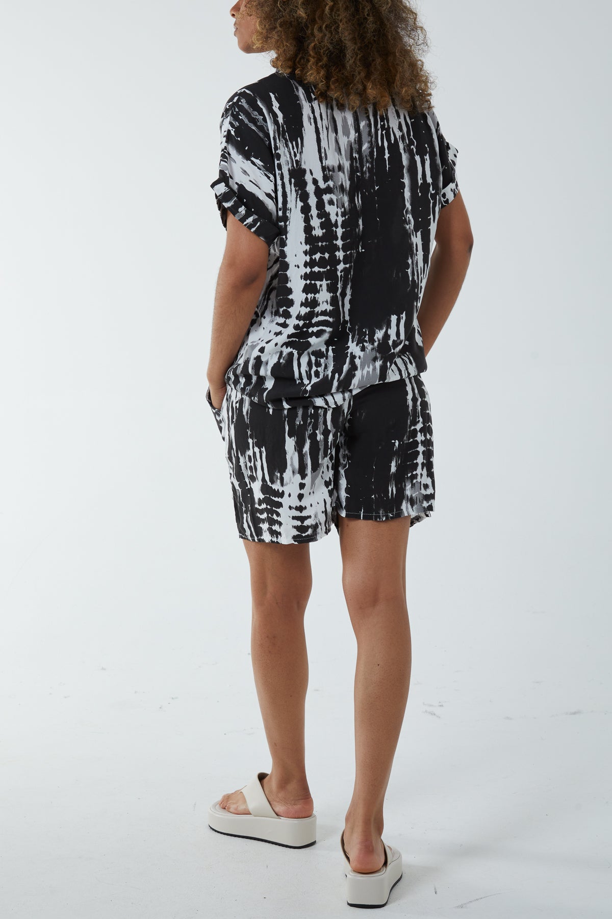 Tie Dye Co-Ord Set with Shorts Co-Ords WearAll