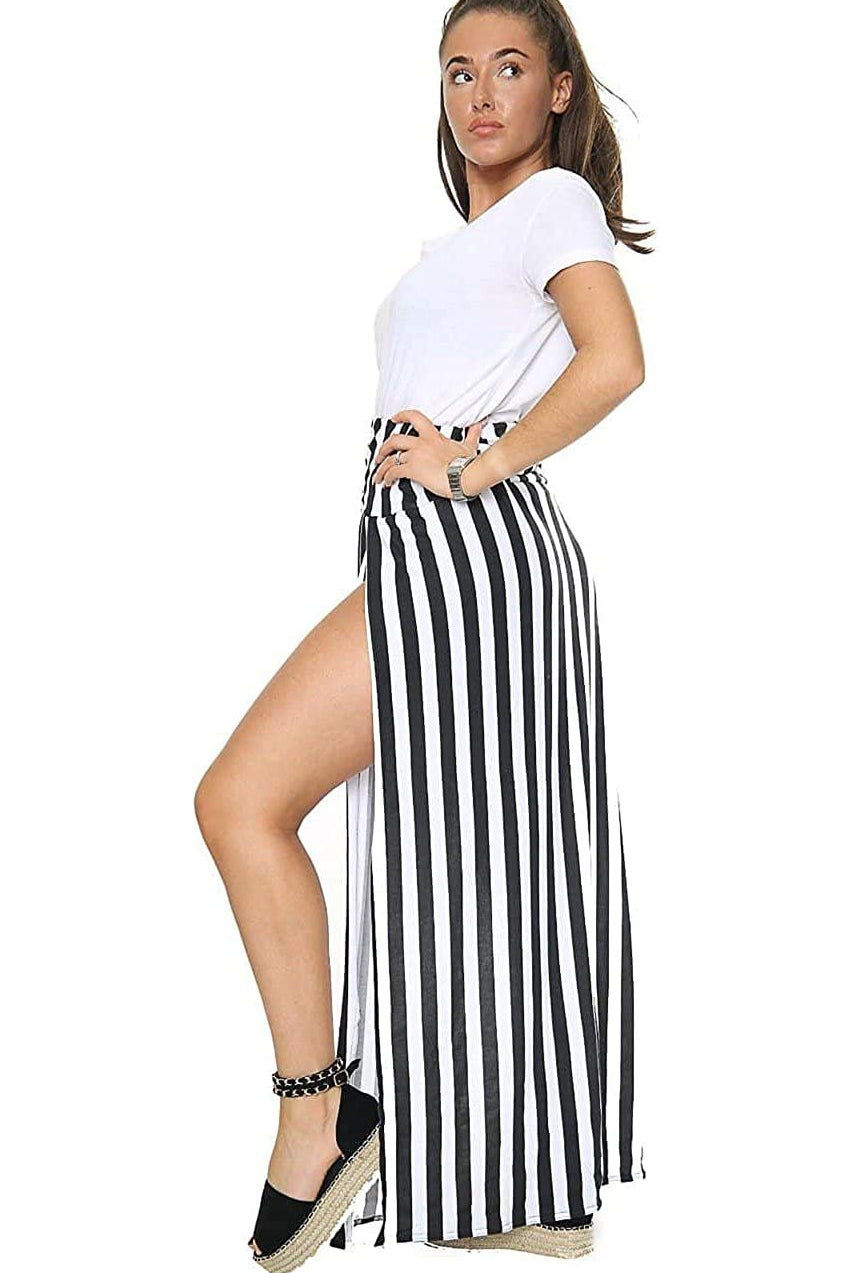Petite Double Split Beach Sarong Skirt Skirt WearAll