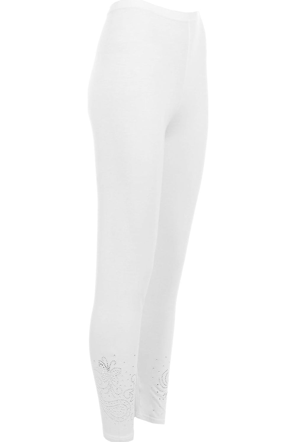 Plus Size Foil Printed Leggings Leggings WearAll