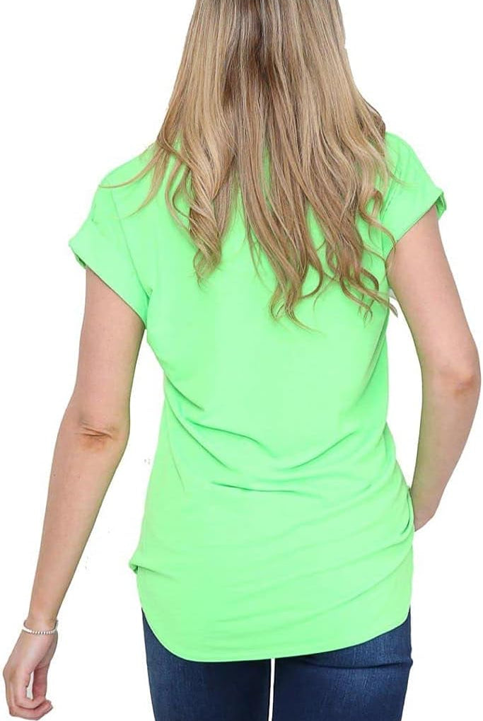 New York Slogan Print Short SleeveT-Shirt Top Tops WearAll